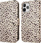iMoshion Hoesje Geschikt voor iPhone 12 Pro / 12 Hoesje Met Pasjeshouder - iMoshion Design Bookcase smartphone - Meerkleurig / Black And White Dots