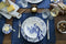 Peacock Symphony Peacock Symphony Onderbord - Delfts Blauw van Royal Delft - Royal Delft