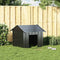 vidaXL - Hondenhok - met - dak - 85x107x81 - cm - gegalvaniseerd - staal