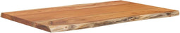 vidaXL - Tafelblad - rechthoekig - natuurlijke - rand - 60x40x2,5 - cm - acaciahout