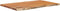 vidaXL - Tafelblad - rechthoekig - natuurlijke - rand - 60x40x2,5 - cm - acaciahout