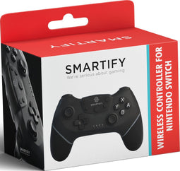 Smartify Draadloze Controller - Nintendo Switch Accessoires - Bluetooth 5.0 - Zwart