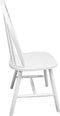 vidaXL - Eetkamerstoelen - 2 - st - massief - rubberwood - wit