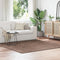 vidaXL - Shaggy - Tapijt - met - Latex - Achterkant - Bruin - 200x200 - cm