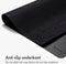 imoshion Bureau Onderlegger - 120 x 60 cm - Hoogwaardig kunstleer - Bureau Accessoires - Bureau Organizer - Antislip Muismat XXL - Inclusief draagriem - Zwart