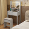 Coast Kaptafel - LED Spiegel - Gehard Glazen Blad - Wit - 64 x 40 x 132 cm