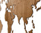 MiMi Innovations® Exclusieve Houten Wereldkaart - Muurdecoratie - Wanddecoratie - Muursticker - 130x78 cm/51.2x30.8 inch - Walnoot