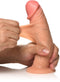 JOCK - Real Skin Vibrerend Dildo - 20 cm & Lichtkleurig