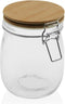 Glazen pot Versa 750 ml Kristal Bamboe 10 x 14 x 10 cm