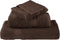 vidaXL - Handdoeken - SOLUND - 4 - st - 600 - g/m² - 50x100 - cm - bruin