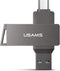 USAMS 32GB Usb Stick met Type C + USB 3.0 Dual Flash drive memory stick 2 in 1 OTG (On The Go)