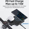 USAMS CD190 - Draadloze oplader - Wireless Charger - 3 in 1 - 15W