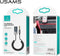 USAMS - Draadloze audio-ontvanger (US-SJ464) - Jack 3,5 mm, Bluetooth 5.0 - AUX
