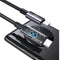 USAMS - USB kabel - Type-C naar Type-C - 100W - aluminium - digitaal display - snel opladen en datakabel - 1,2 m - Grijs