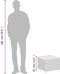 vidaXL Tuintafel 45x45x37 cm poly rattan en acaciahout zwart