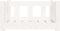 vidaXL - Hondenmand - 55,5x45,5x28 - cm - massief - grenenhout - wit