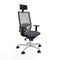 Bureaustoel met hoofdsteun Piqueras y Crespo 1D026N1 Donker grijs
