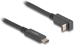 USB 10 Gbps Kabel Type-C Stecker zu gewinkelt oben unten 1 - Cable - Digital