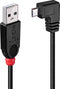 USB 2.0 A to Micro USB B Cable LINDY 31975 50 cm Black