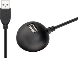 USB 2.0 Hi-Speed extension cable with stand, 5V, cable length 1.5 meters