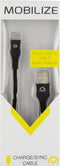 USB 2.0 Kabel USB-C Male - USB A Male Gevlochten nylon 0.2 m Zwart