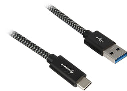 USB 3.1 A-C bk/gy 0.5m