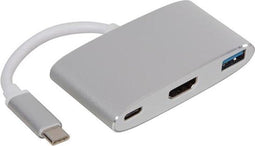 USB 3.1 TYPE C naar HDMI + USB 3.0 + POWER DELIVERY