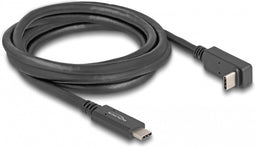 USB 5 Gbps Kabel Type-C Stecker zu gewinkelt oben unten 2 m - Cable - Digital