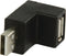 USB-A Adapter - USB 2.0 - USB-A Male - USB-A Female - 480 Mbps - Rond - Vernikkeld - PVC - Zwart - Envelop