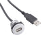 USB A inbouwbus 2.0 1x USB-A-bus naar 1x USB-A-stekker met verlichting en 1,50 m kabel 1457894 TRU COMPONENTS 1 stuk(s)