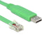 USB-A (m) naar RJ45 (m) seriële RS232 adapter / groen - 1,8 meter