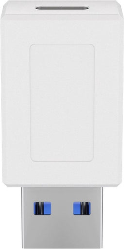 USB-A (m) - USB-C (v) adapter - USB3.0 / wit