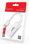 USB-A naar RJ45 Fast Ethernet LAN adapter - USB2.0 - CAT5 / wit - 0,10 meter