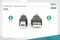 USB A to USB B Cable Digitus AK-300102-010-S Black 1 m