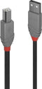 USB A to USB B Cable LINDY 36674 3 m Grey