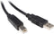 USB A to USB B Cable Startech USB2HAB5M Black