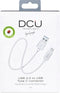USB A to USB C Cable DCU 30402065 White