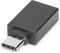 USB A to USB C Cable Digitus AK-300506-000-S