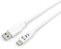 USB A to USB C Cable Equip 128363 White 1 m