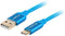 USB A to USB C Cable Lanberg Quick Charge 3.0 Blue