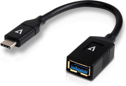 USB A to USB C Cable V7 V7U3C-BLK-1E Black