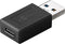 USB-A - USB-C Adapter - USB 3.2 Gen 1 - Zwart