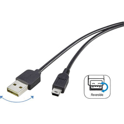 USB aansluitkabel dubbele stekker 1,8m