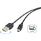 USB aansluitkabel dubbele stekker 1,8m