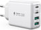 USB C Adapter - 40W – 4 Poorten - Snellader voor alle Apparaten