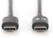USB-C Cable Digitus AK-300138-010-S Black 1 m