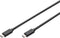 USB-C Cable Digitus AK-300138-010-S Black 1 m