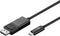 USB-C™- DisplayPort-adapterkabel (4k 60 Hz), 1,20 m, zwart