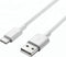 USB C kabel 2 meter - USB C naar USB A kabel - USB C oplader - USB naar USB C kabel - USB C naar USB kabel - USB a naar USB C kabel - USB C lader kabel - Wit - 2-PACK