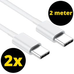 USB C Kabel - 2-Pack - 2 Meter